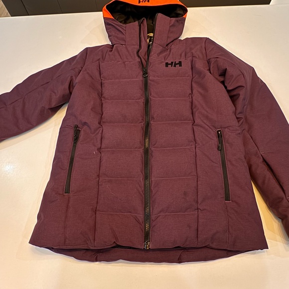 Helly Hansen Kids' Maroon Puffer Jacket - Picture 2 of 3